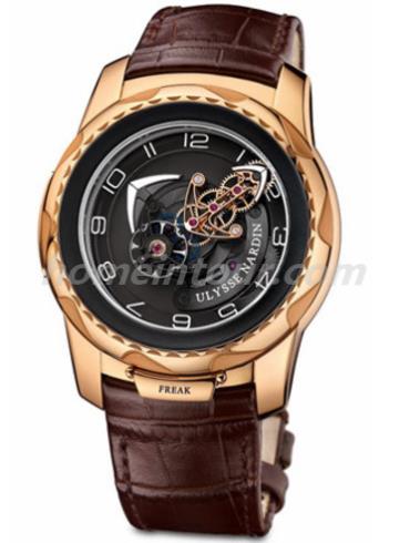 雅典2056-131男表Freak奇想系列-棕色表带/表径45mm