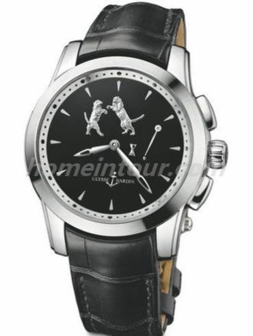 雅典6109-130_E2-Tiger男表-黑色表带/表径43mm