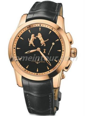 雅典6106-130_E2-Tiger男表-黑色表带/表径43mm