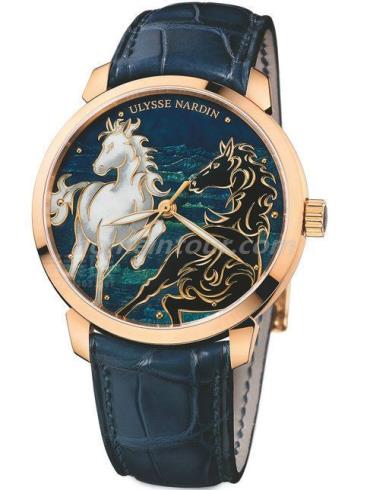 雅典8156-111-2_CHEVAL男表Classico经典系列-蓝色表带/表径40mm