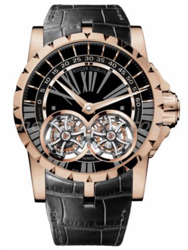 罗杰·杜彼RDDBEX0280男表Excalibur王者系列-黑色表带/表径45mm