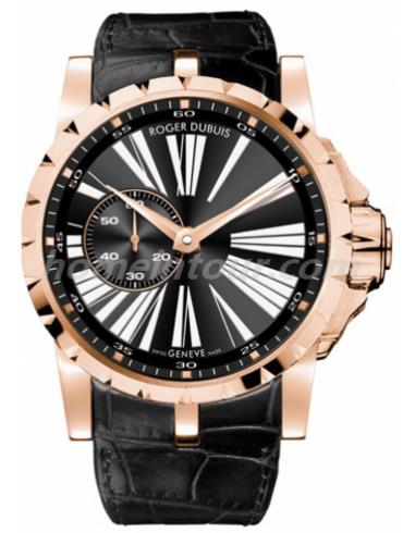 罗杰·杜彼RDDBEX0279男表Excalibur王者系列-黑色表带/表径45mm