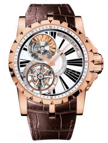 罗杰·杜彼RDDBEX0261男表Excalibur王者系列-黑色表带/表径45mm