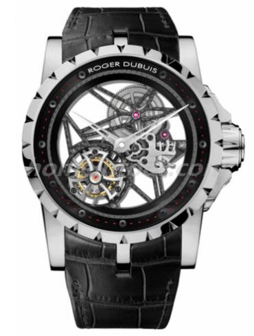 罗杰·杜彼RDDBEX0260男表Excalibur王者系列-黑色表带/表径45mm