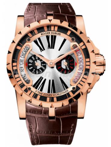 罗杰·杜彼RDDBEX0258男表Excalibur王者系列-黑色表带/表径45mm