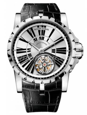 罗杰·杜彼RDDBEX0256男表Excalibur王者系列-黑色表带/表径45mm