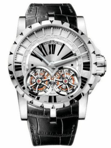 罗杰·杜彼RDDBEX0250男表Excalibur王者系列-黑色表带/表径45mm