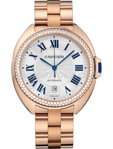 卡地亚WJCL0009男表Clé de Cartier系列-金色表带/表径40mm