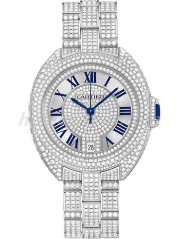 卡地亚HPI00981女表Clé de Cartier系列-银色表带/表径35mm