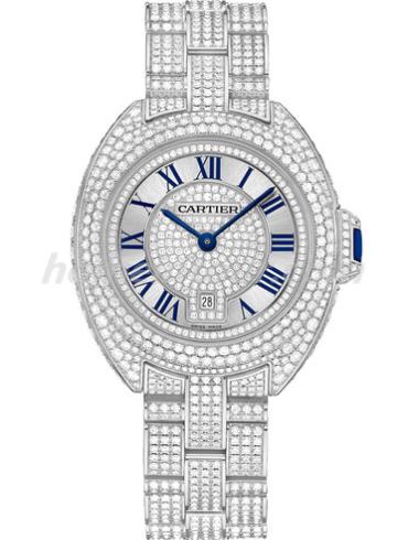 卡地亚HPI00980女表Clé de Cartier系列-银色表带/表径31mm
