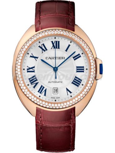 卡地亚WJCL0012男表Clé de Cartier系列-棕色表带/表径40mm