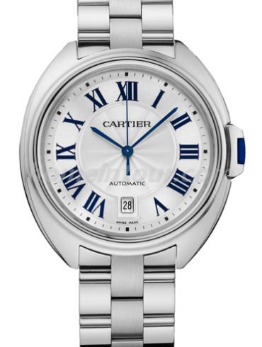 卡地亚WGCL0006男表Clé de Cartier系列-银色表带/表径40mm