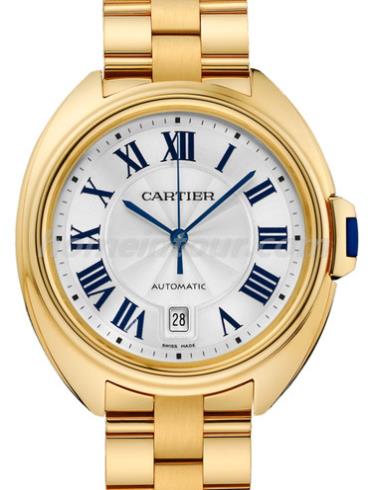 卡地亚WGCL0003男表Clé de Cartier系列-金色表带/表径40mm