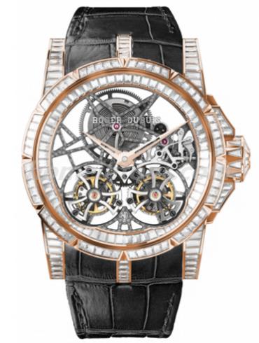 罗杰·杜彼RDDBEX0298男表Excalibur王者系列-黑色表带/表径45mm