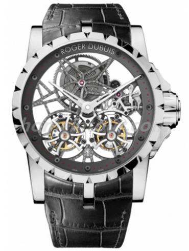 罗杰·杜彼RDDBEX0281男表Excalibur王者系列-黑色表带/表径45mm