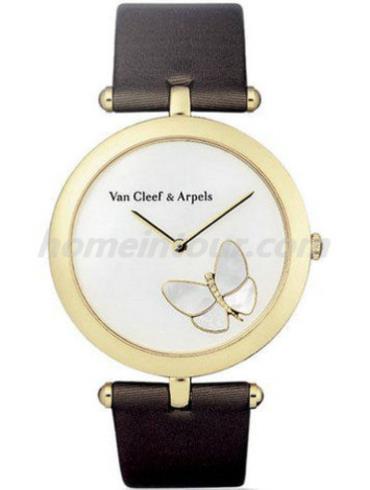 梵克雅宝VCARM87400女表Lady Arpels Papillon蝴蝶系列-黑色表带/表径28mm