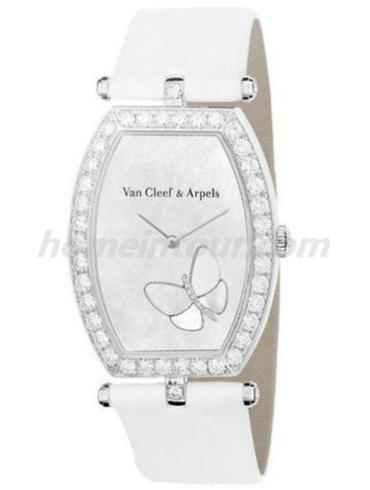 梵克雅宝VCARF51100女表Lady Arpels Papillon蝴蝶系列-白色表带/表径26x33mm