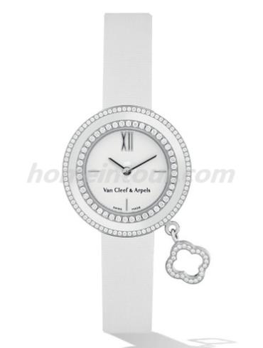 梵克雅宝VCARO29A00女表Charms系列-黑色表带/表径25mm