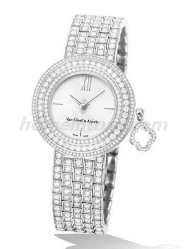 梵克雅宝VCARN5LQ00女表Charms系列-银色表带/表径32mm