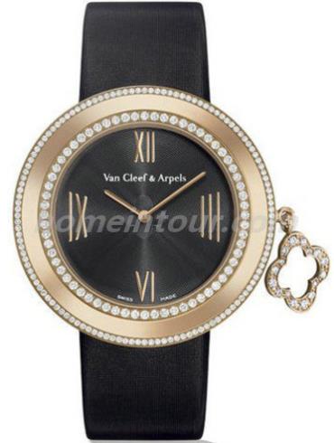 梵克雅宝VCARN01400女表Charms系列-黑色表带/表径38mm