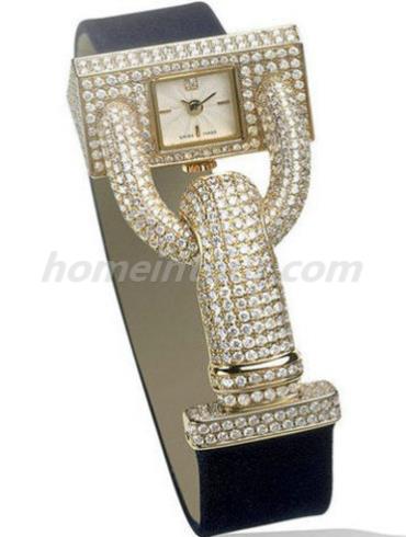 梵克雅宝VCARA97400女表Cadenas系列-紫色表带/表径24x10.8mm