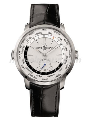 芝柏49557-11-132-BB6C 男表GP 1966系列-黑色表带/表径40mm