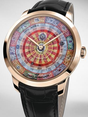 芝柏49534-52-R22-BB60男表奇迹宝盒系列-黑色表带/表径40mm