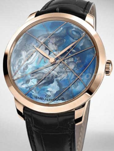 芝柏49534-52-R21-BB60男表奇迹宝盒系列-黑色表带/表径40mm