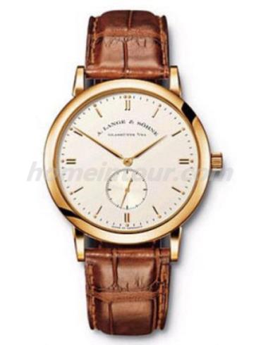 朗格215.021男表SAXONIA系列-棕色表带/表径37mm