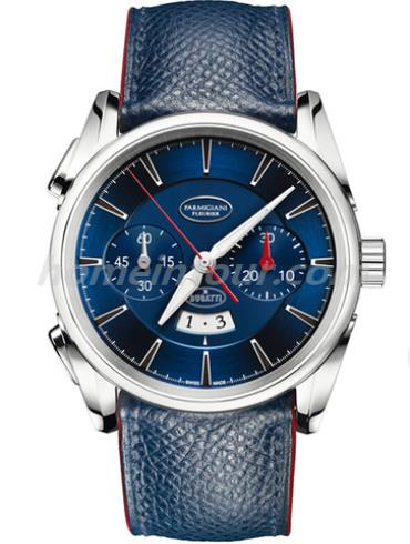 帕玛强尼PFC329-3400600男表BUGATTI系列-蓝色表带/表径41mm