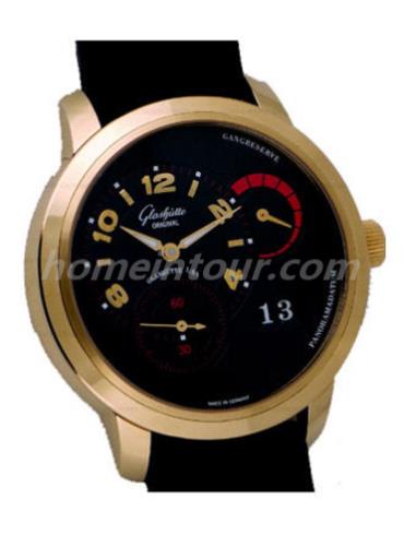 格拉苏蒂原创90-03-35-11-04男表Pano Classic 经典偏心系列-黑色表带/表径42mm