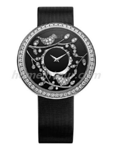 伯爵G0A36169女表非凡珍品系列-黑色表带/表径39mm