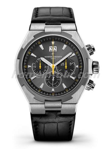 江诗丹顿49150_000W-9015男表Overseas纵横四海系列-黑色表带/表径42mm