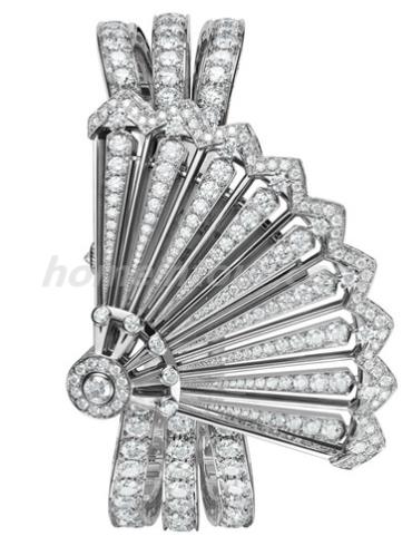 江诗丹顿37531-F04G-B060女表HEURES CRéATIVES创意时光系列-银白色表带/表径26.5x34mm