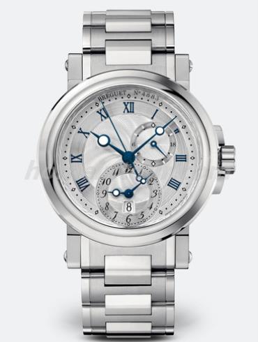 宝玑5857ST_12_SZ0男表LA MARINE 航海系列-银色表带/表径42mm