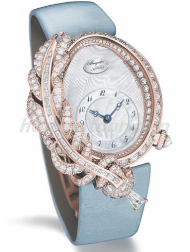 宝玑GJ15BR89240DD8女表High Jewellery 高级珠宝腕表系列-浅蓝色表带/表径33 x 24.95mm