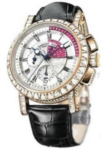 宝玑5829BR_8R_9ZU.DD0D男表LA MARINE 航海系列-黑色表带/表径42mm