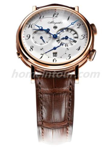 宝玑5707ER_29_9V6男表Classique经典系列-棕色表带/表径39mm