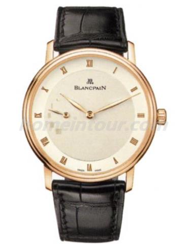 宝珀4040-3642-55B男表Villeret系列-黑色表带/表径40mm