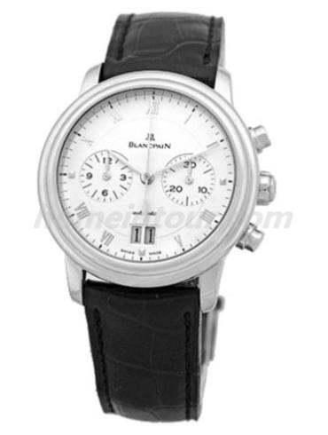 宝珀6885-1542-55男表Villeret系列-黑色表带/表径38mm