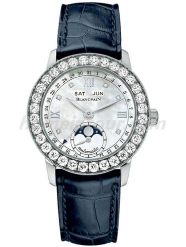 宝珀2360-1991A-55B女表女士腕表系列-黑色表带/表径34mm