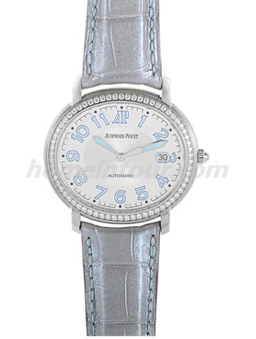 爱彼77217ST.ZZ.D007CR.01女表千禧系列-黑灰色表带/表径39x35mm