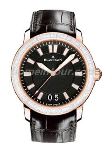 宝珀2850-6255-55b男表-黑色表带/表径40mm