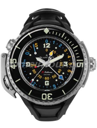 宝珀5018-1230-64A男表五十噚系列-黑色表带/表径55.65mm