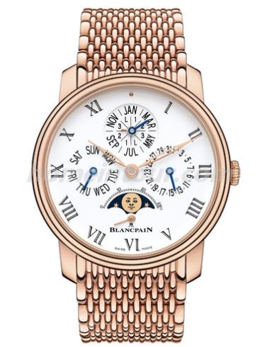 宝珀6659-3631-MMB男表Villeret系列-金色表带/表径42mm