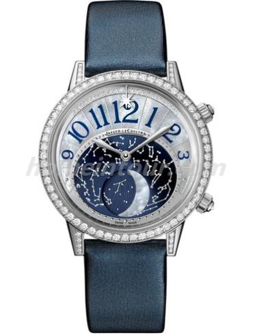 积家Q3523490女表约会系列-蓝色表带/表径36mm