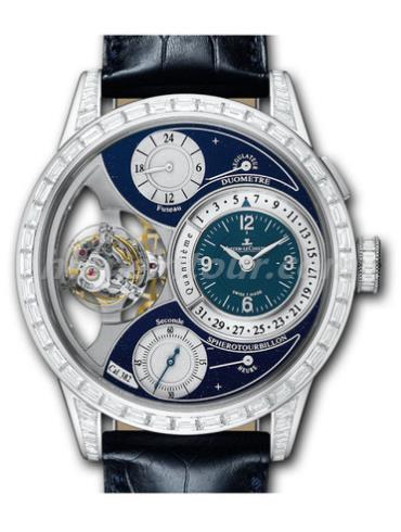 积家Q6053406男表Duomètre双翼系列-蓝色表带/表径42mm