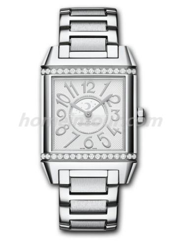 积家Q7058130女表Reverso翻转系列-银色表带/表径42x28.8mm