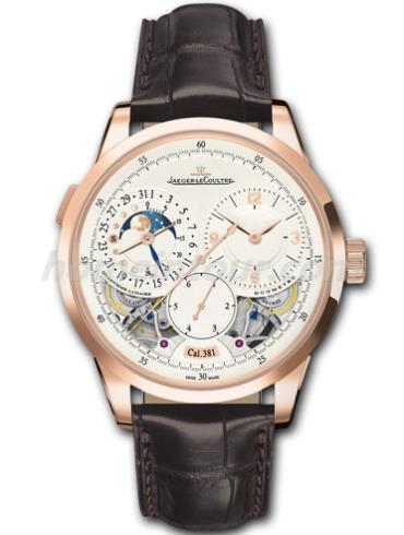 积家Q6042520男表Duomètre双翼系列-棕色表带/表径42mm