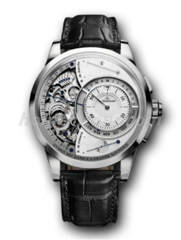 积家Q6033420男表Duomètre双翼系列-黑色表带/表径44mm